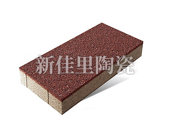 咸寧陶瓷透水磚300*600mm 紅色